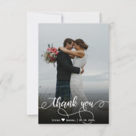 Tarjeta de agradecimiento a los Bodas fletados a m