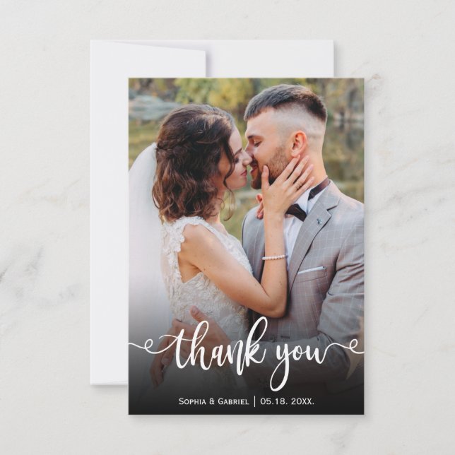 Tarjeta de agradecimiento a los Bodas fletados a m (Anverso)