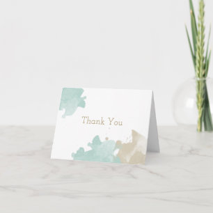Tarjeta de agradecimiento a los Bodas por salpicad