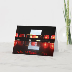 Tarjeta de agradecimiento a los bomberos