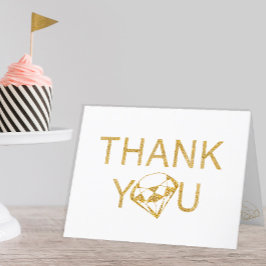 Tarjeta de agradecimiento a los Chicas de Gold Pur