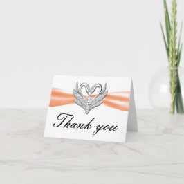 Tarjeta de agradecimiento a los Cisnes Plateados d