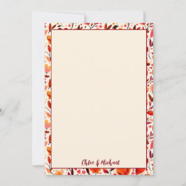 Tarjeta de agradecimiento a los corazones de los f