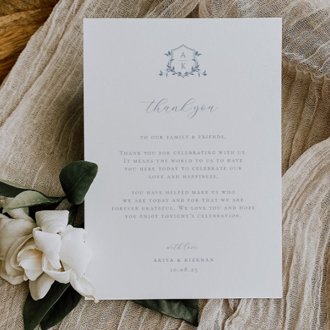 Tarjeta de agradecimiento a los Escudos de la rece (Subido por el creador)