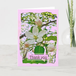 Tarjeta de agradecimiento a los floreros de Apple