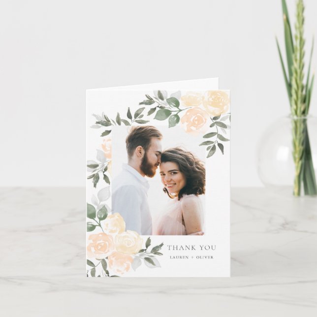 Tarjeta de agradecimiento a los florines de jardín (Anverso)