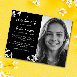 Tarjeta de agradecimiento a los funerales White & 