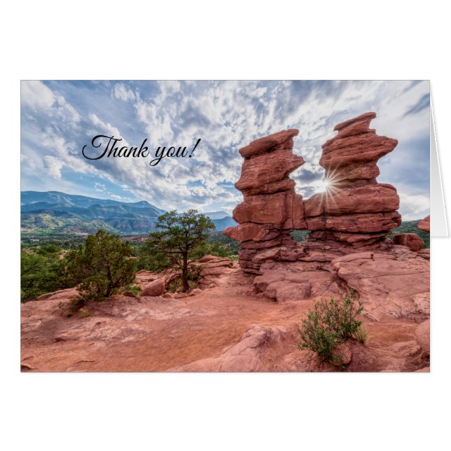 Tarjeta de agradecimiento a los gemelos siameses d (Anverso (Horizontal))