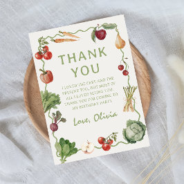 Tarjeta de agradecimiento a los granjeros que come