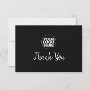 Tarjeta de agradecimiento a los logotipos de las e