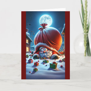 Tarjeta de agradecimiento a los navidades