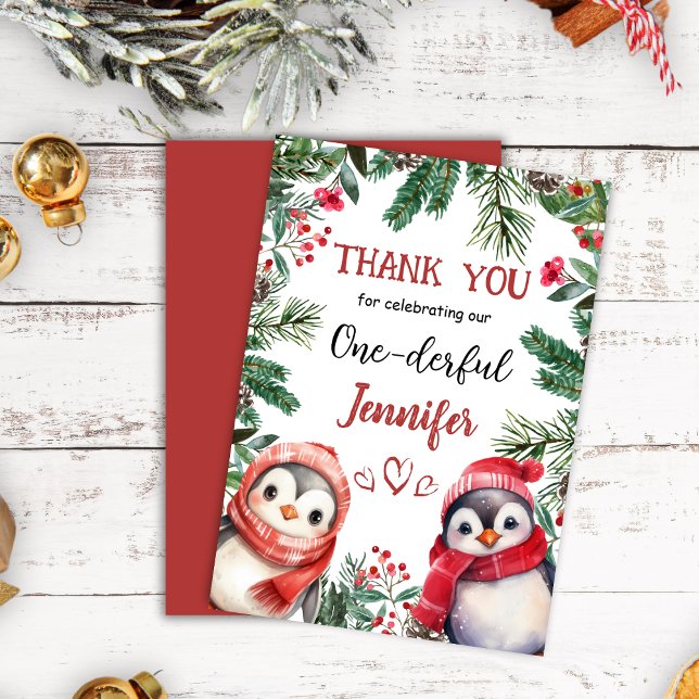 Tarjeta de agradecimiento a los navidades 1° Cumpl (Subido por el creador)