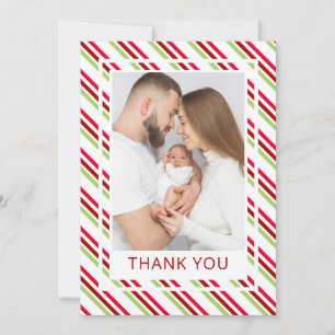 Tarjeta de agradecimiento a los navidades Baby Sho