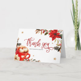 Tarjeta de agradecimiento a los navidades Bridal S