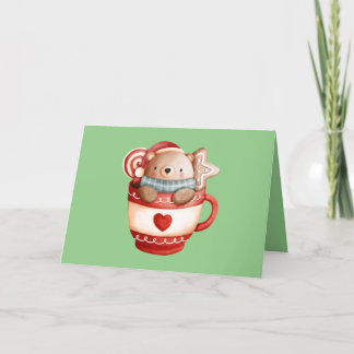 Tarjeta de agradecimiento a los navidades de la Co