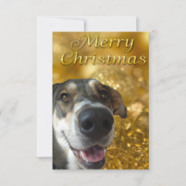 Tarjeta de agradecimiento a los Navidades de Merry