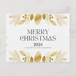 Tarjeta de agradecimiento a los Navidades festivos