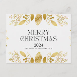 Tarjeta de agradecimiento a los Navidades festivos