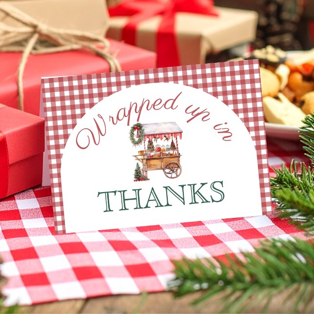 Tarjeta de agradecimiento a los Navidades festivos (Subido por el creador)