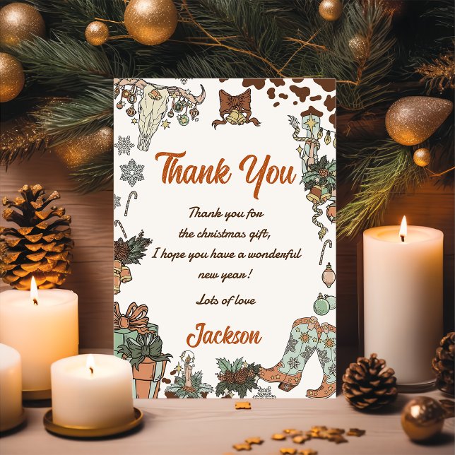 Tarjeta de agradecimiento a los Navidades occident (Subido por el creador)