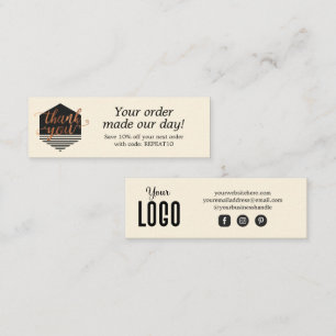 Tarjeta de agradecimiento a los Personalizados mod