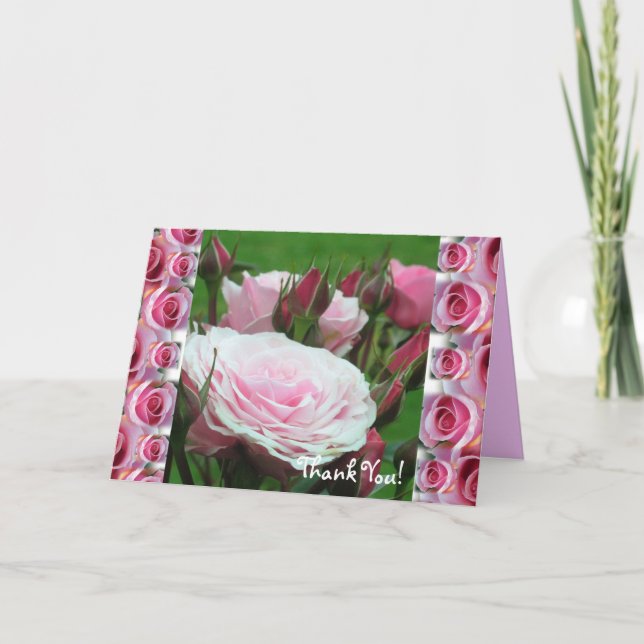 Tarjeta de agradecimiento a los rosas (Anverso)