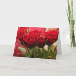 Tarjeta de agradecimiento a los Rosas