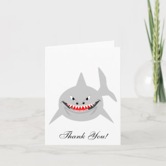 Tarjeta de agradecimiento a los tiburones