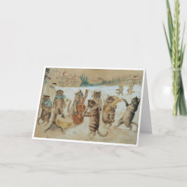 Tarjeta de agradecimiento a Louis Wain Cat