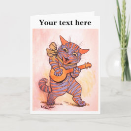 Tarjeta de agradecimiento a Louis Wain Cat