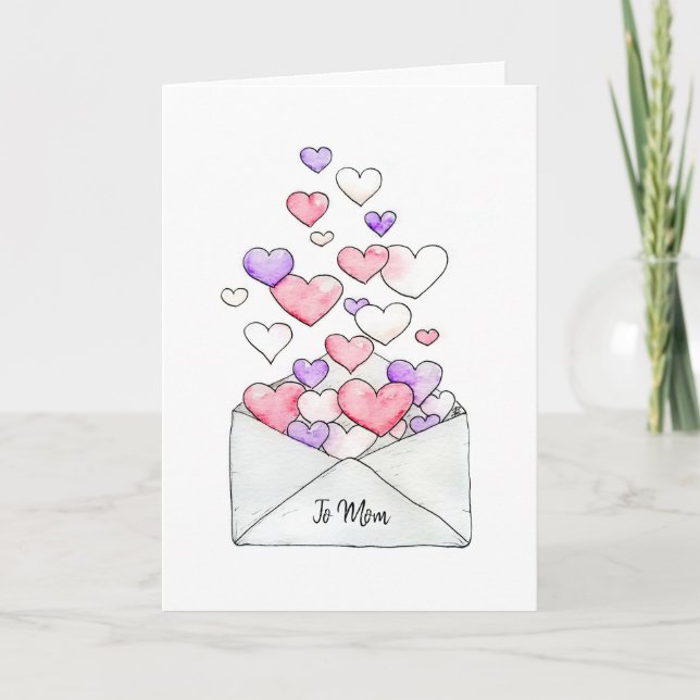 Tarjeta De Agradecimiento ¡A mamá cruzando las Millas! (Anverso)