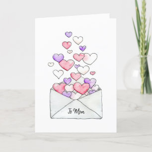 Tarjeta De Agradecimiento ¡A mamá cruzando las Millas!