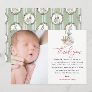 Tarjeta de agradecimiento a Merry Little Baby Show