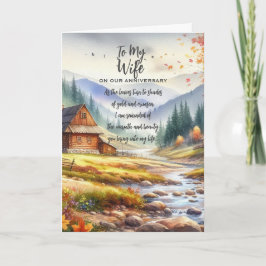 Tarjeta De Agradecimiento A mi esposa en nuestro aniversario