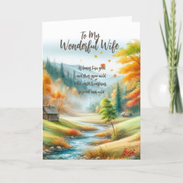 Tarjeta De Agradecimiento A Mi Esposa Maravillosa...