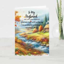 Tarjeta De Agradecimiento A mi esposo en nuestro aniversario