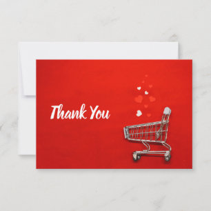 Tarjeta De Agradecimiento A mi Shopaholic