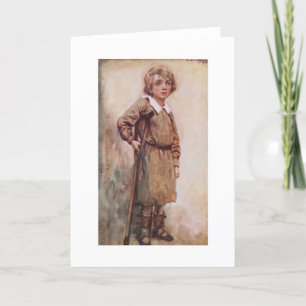 Tarjeta De Agradecimiento A Navidades Carol: Tiny Tim