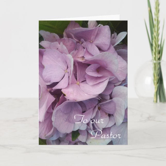 Tarjeta De Agradecimiento A nuestro Pastor (Anverso)