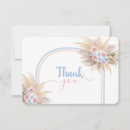 Tarjeta de agradecimiento a Pampas Grass Revelar g