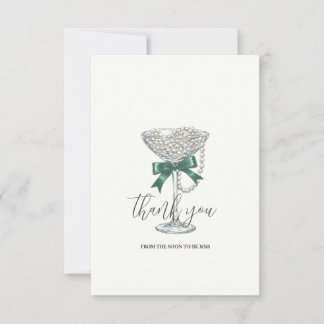 Tarjeta de agradecimiento a Pearls and Bow Bridal 