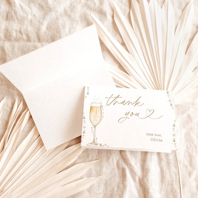 Tarjeta de agradecimiento a Pearls & Prosecco Brid (Subido por el creador)