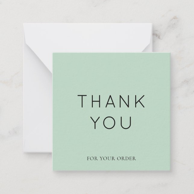 Tarjeta de agradecimiento a pequeñas empresas de s (Anverso)