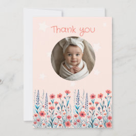 Tarjeta de agradecimiento a Personalizado de Baby 