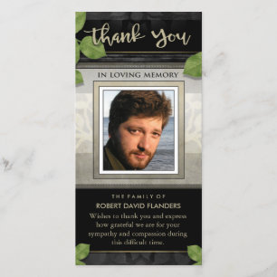 Tarjeta de agradecimiento a Personalizado de foto
