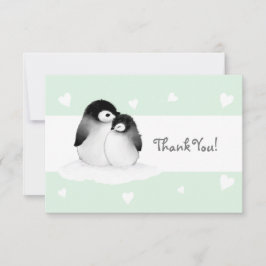 Tarjeta de agradecimiento a Pingüino del Corazón d