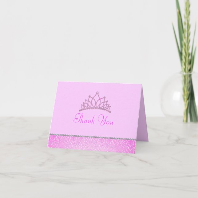 Tarjeta de agradecimiento a Princesa Rosa (Anverso)