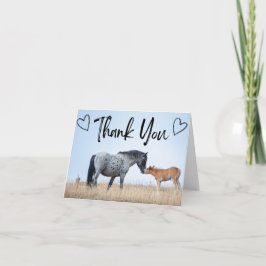 Tarjeta de agradecimiento a Pryor Mountain Wilse H