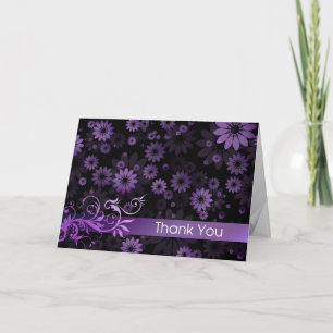 Tarjeta de agradecimiento a Purple Daisies