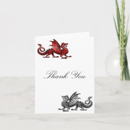 Tarjeta de agradecimiento a Red Silver Dragon